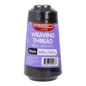 Red Kiss Weaving Thread Black 500 Metros Hilo para Tejer Extensiones
