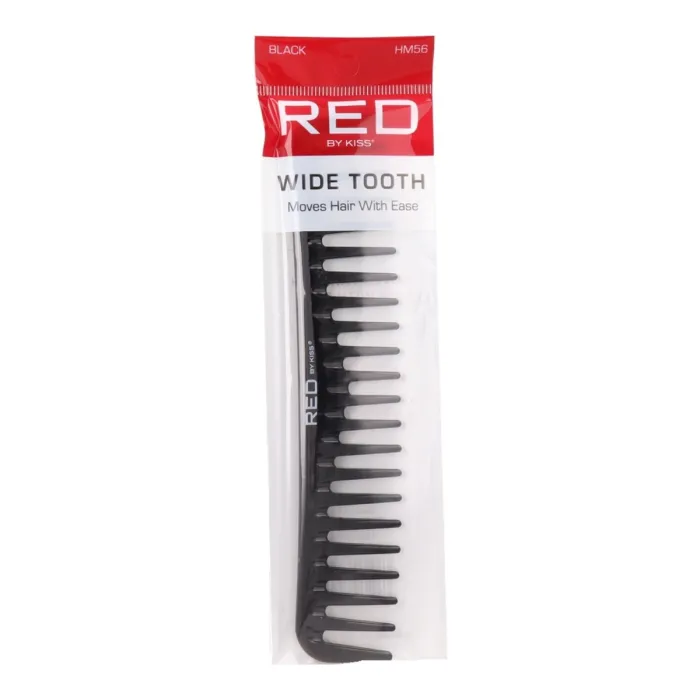 Red Kiss Wide Tooth Peine