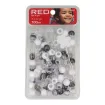 Red Kiss Xl Hair Beads 100uds
