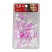 Red Kiss Xl Hair Beads 100uds
