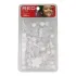 Red Kiss Xl Hair Beads 100uds