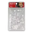Red Kiss Xl Hair Beads 100uds