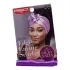 Red Kiss Laying Silky Satin Edge Scarf Banda Cabello
