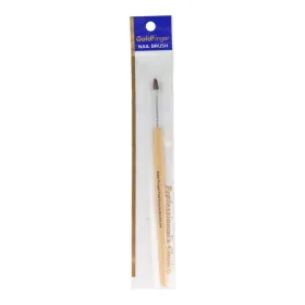Red Kiss Gold Finger Flat Acrylic Brush No4
