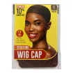 Red Kiss Stocking Wig Gorro de Cabeza Dark Brown 2 Piezas