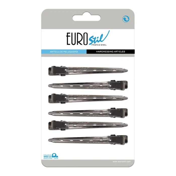 Eurostil 6 Pinzas Curvadas
