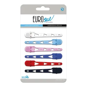 Eurostil 6 Pinzas Plástico Corazon