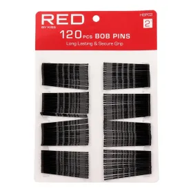 Red Kiss Bob PinS 2" 120 Piezas Black Pasador