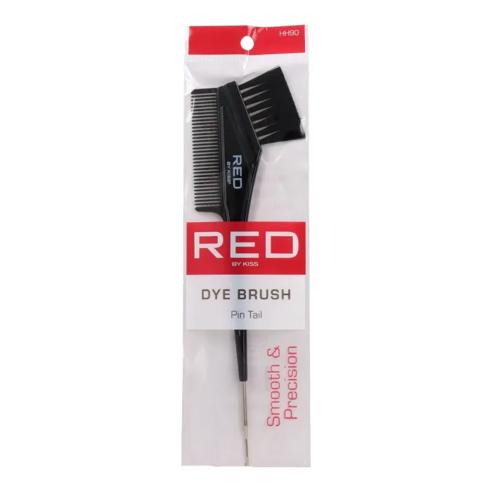 Red Kiss Dye Brush With Pintail Peine con Brocha