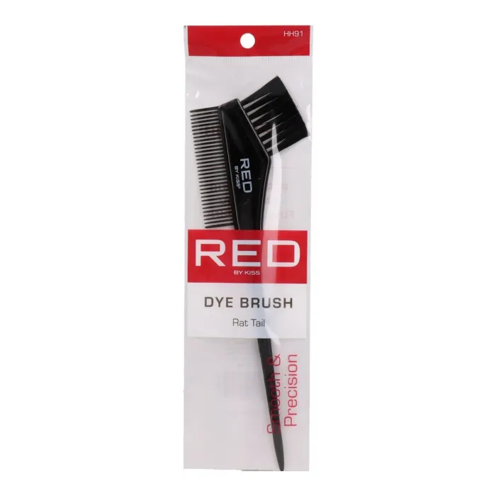 Red Kiss Dye Brush With Rattail Pente com Escova