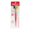 Red Kiss Edge Brush Ombre Chrome Rattail