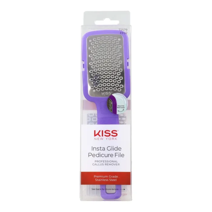 Red Kiss Kny Insta Glide Pedicure File Purple Raspador de Calos