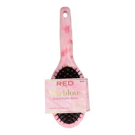 Red Kiss Marblous Round Paddle Brush