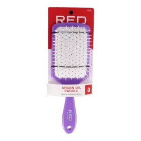 Red Kiss Professional Argán Oil Paddle Brush Cor Lilás Pente