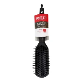 Red Kiss Rubberized Paddle Brush