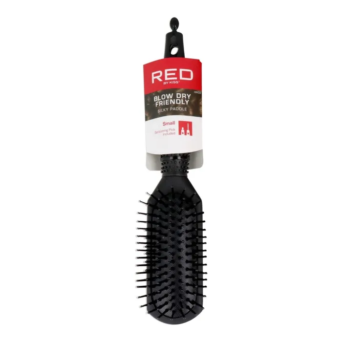 Red Kiss Rubberized Paddle Brush