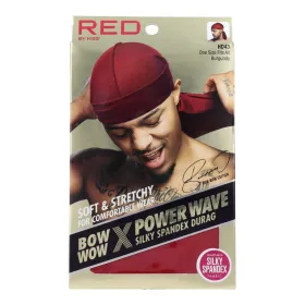 Red Kiss Sliky Spandex Durag Burgundy