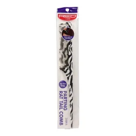 Red Kiss Zebra Parting Rat Tail Peine