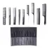 L3VEL3 Set de 9 Peines Negro con Funda