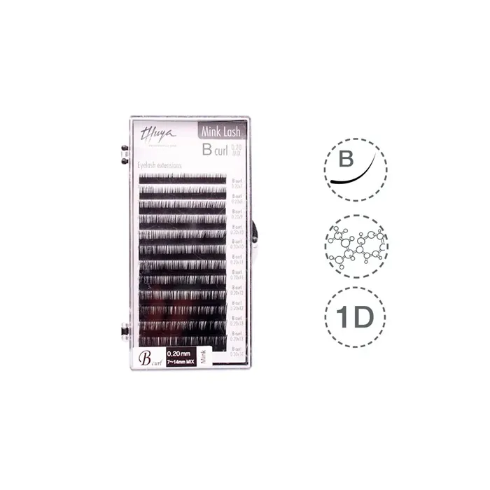 Thuya Extensions de Cils B-Curl Mix Mink Lash