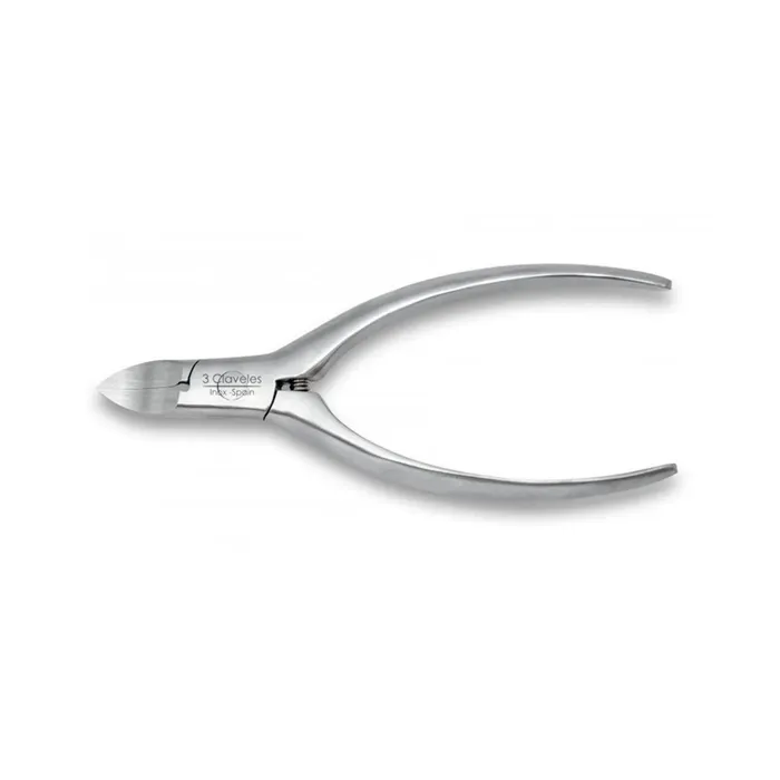 3 Claveles Alicate Uñas Inox 12cm