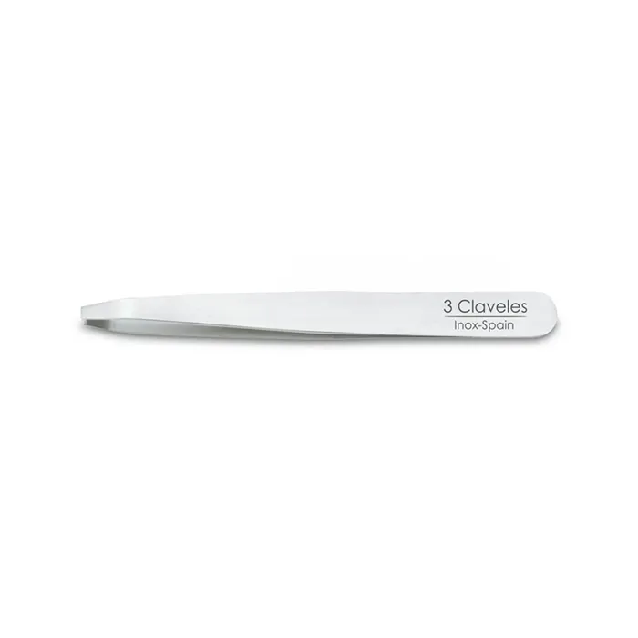 3 Claveles Pinza Depilar Cangrejo Inox 10cm