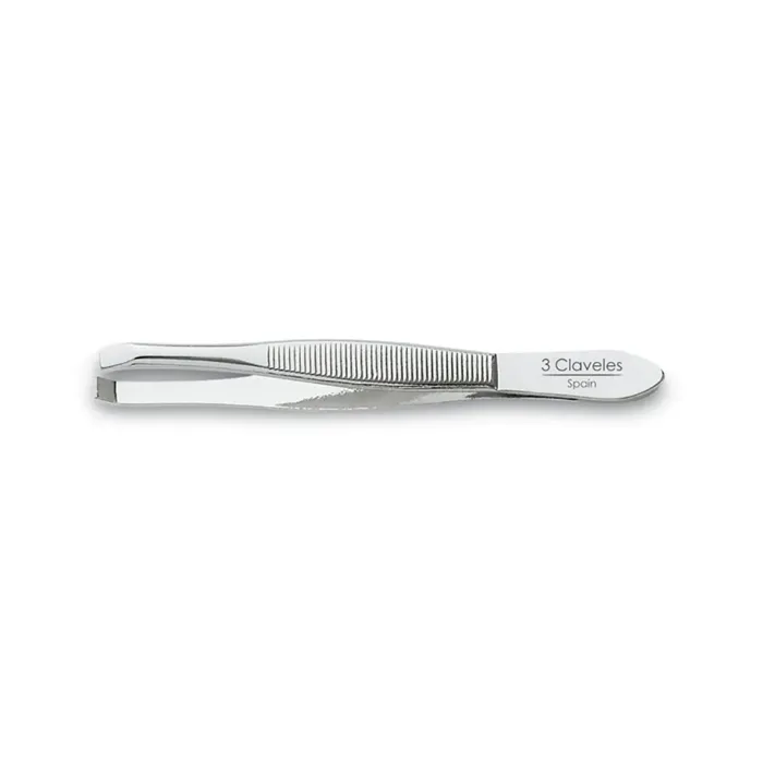 3 Claveles Pince à épiler Crabot Nickel 8 cm