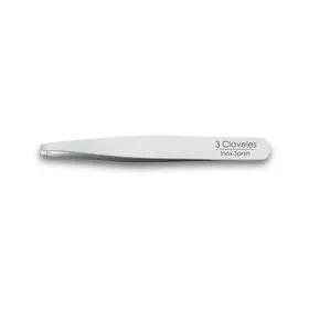 3 Claveles Pince à épiler étroite Inox 10 cm