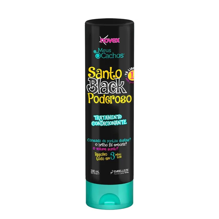 Novex Santo Black Puissant Après-shampoing 300 ml