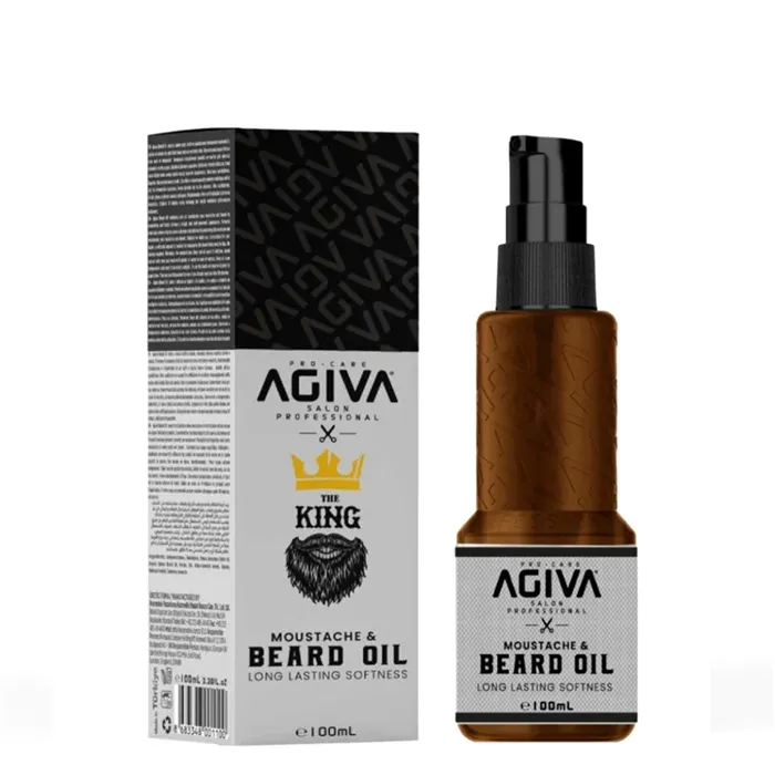 Óleo Capilar Agiva Moustache & Beard 100ml