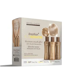 Kit Brasil Cacau Brasilian Ecokeratin 3x110ml