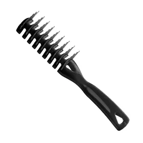Sibel Escova Esqueleto Negro Croc L