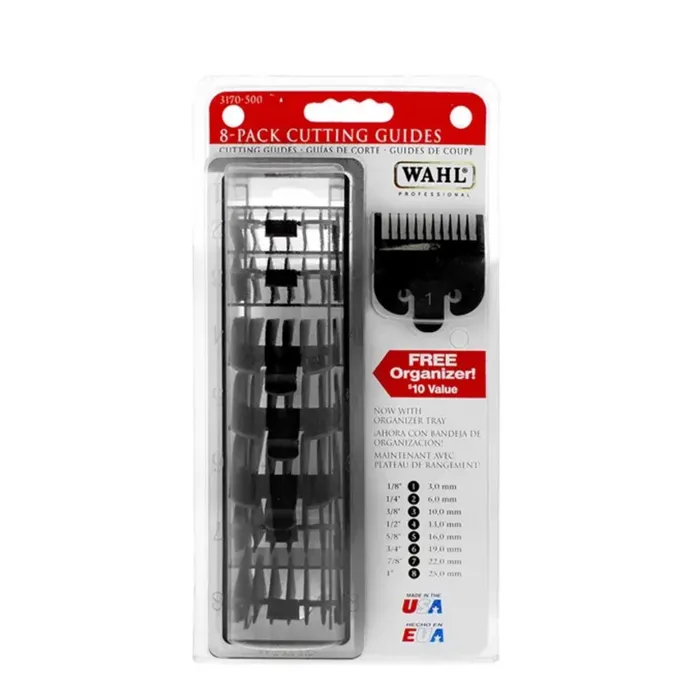 Set de peignes noirs Wahl avec rangement