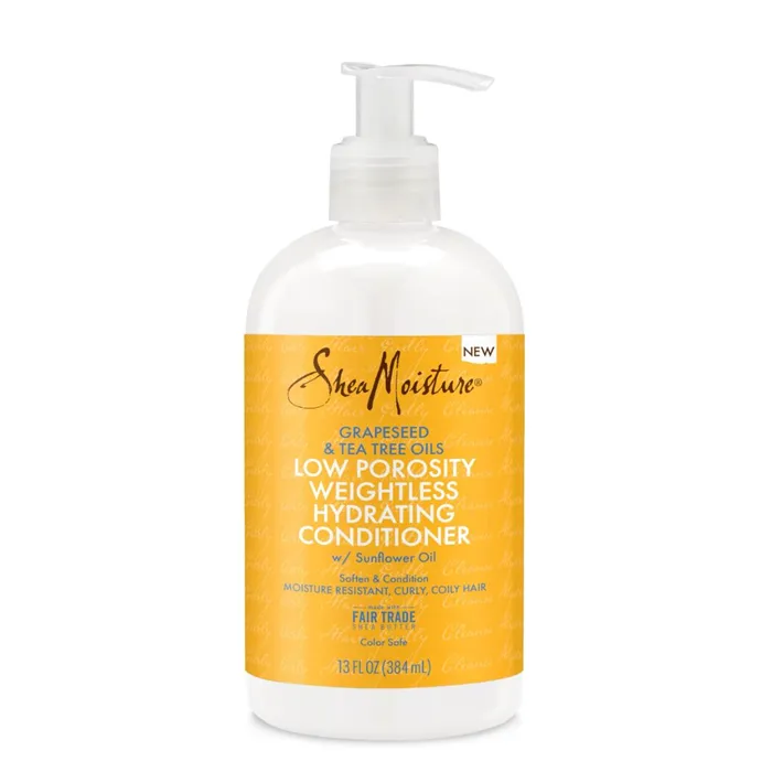 Amaciador Low Porosity de Shea Moisture 384ml