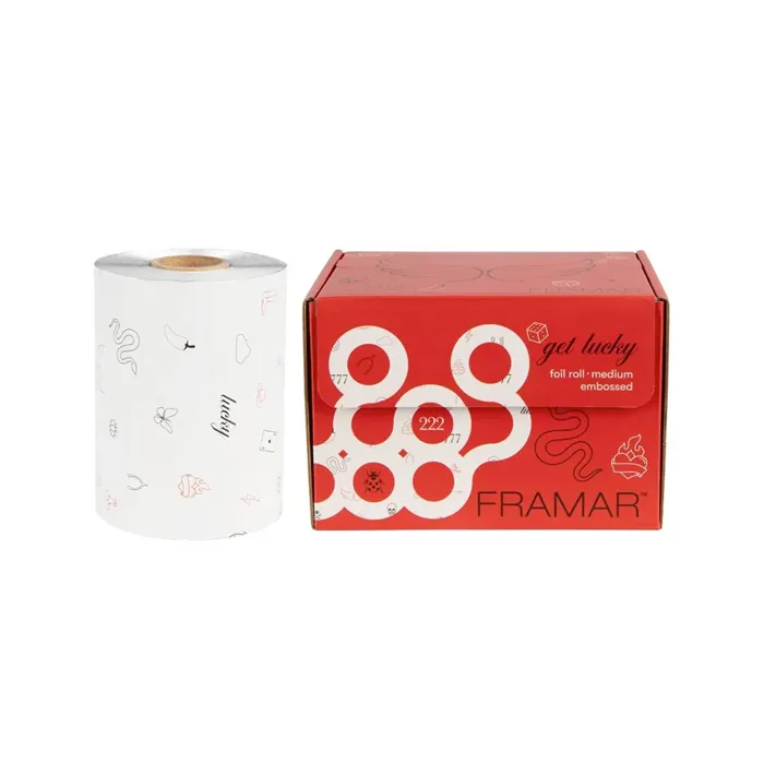 Framar Embossed Medium Rollo Aluminio 97m