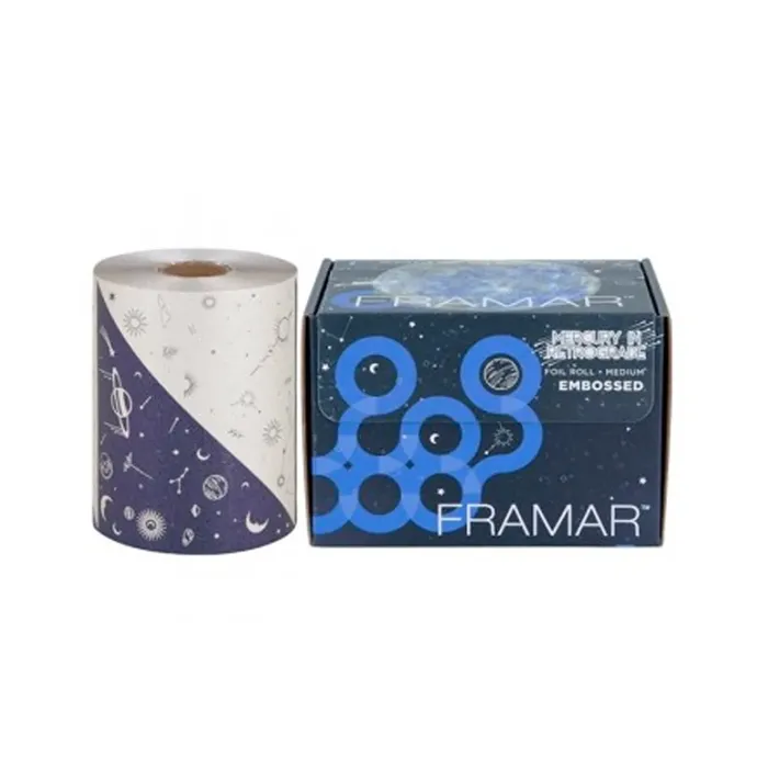 Framar Embossed Medium Rollo Aluminio 97m
