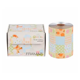 Framar Embossed Medium Rouleau Aluminium 97 m