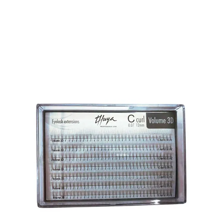 Thuya Extensiones de Pestañas 3D 0.07 C-Curl
