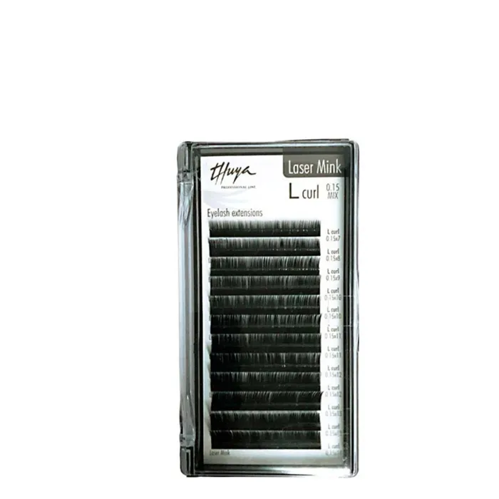 Thuya Extensões de Pestanas L-Curl Mix Laser Mink