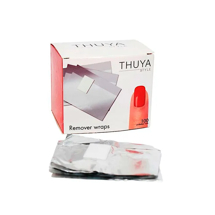Thuya Remover Wraps 100uds