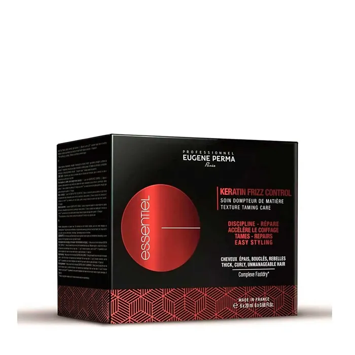Tratamento Capilar Keratin Friz Thick Eugene Perma Essentiel 6x20ml