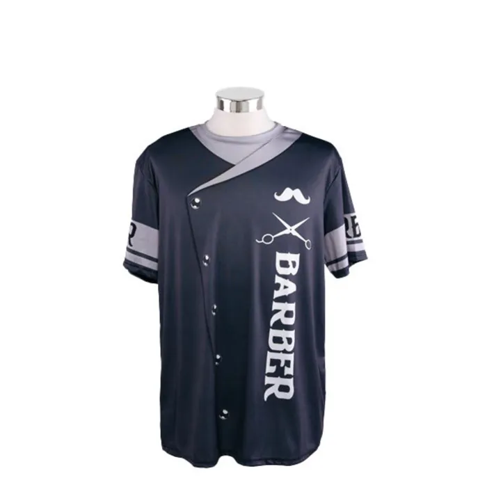 ZZMEn Casque de barbier T-shirt Suit