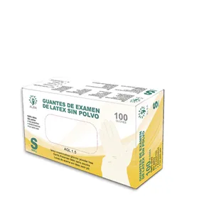 Gants latex sans poudre 100 pcs