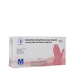 Luvas de Nitrilo Sem Pó Rosa 100uds