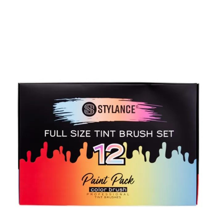 Bifull Paint Pack Color Brush Set 12 Pincéis