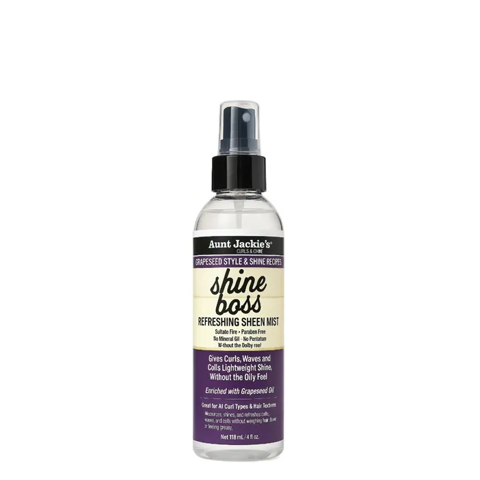 Mistura Revitalizante de Brilho de Sementes de Uva Aunt Jackie's 118ml