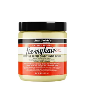 Aunt Jackie's Flaxseed Recipes Fix My Hair Intensive Repair Mascara Condicionante 426g