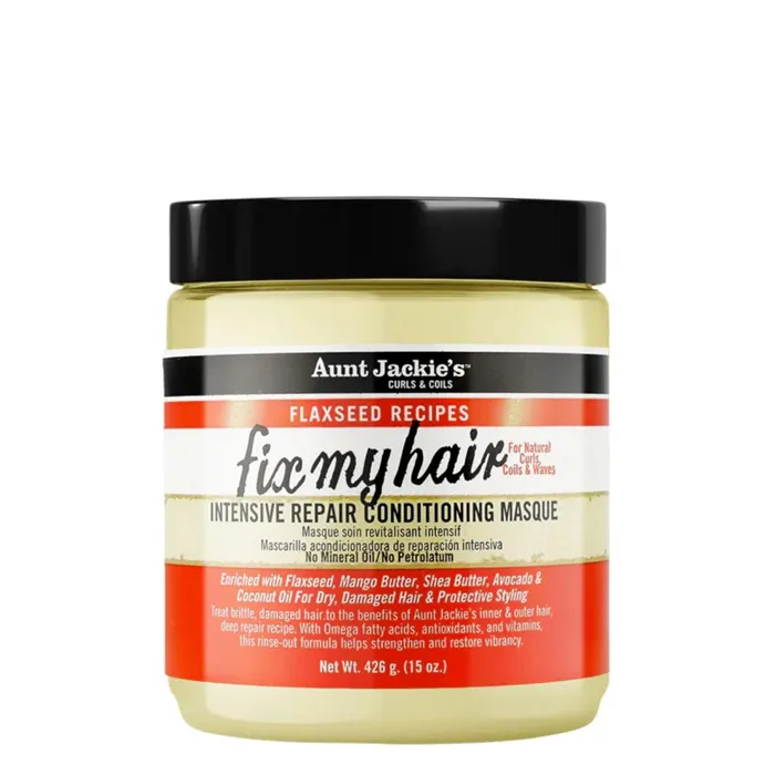 Aunt Jackie's Flaxseed Recipes Fix My Hair Intensive Repair Conditioning Masque 426g