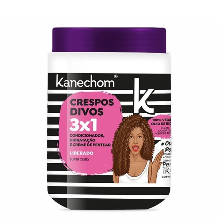 Kanechom Masque capillaire 3 en 1 Crespos Divos 1kg