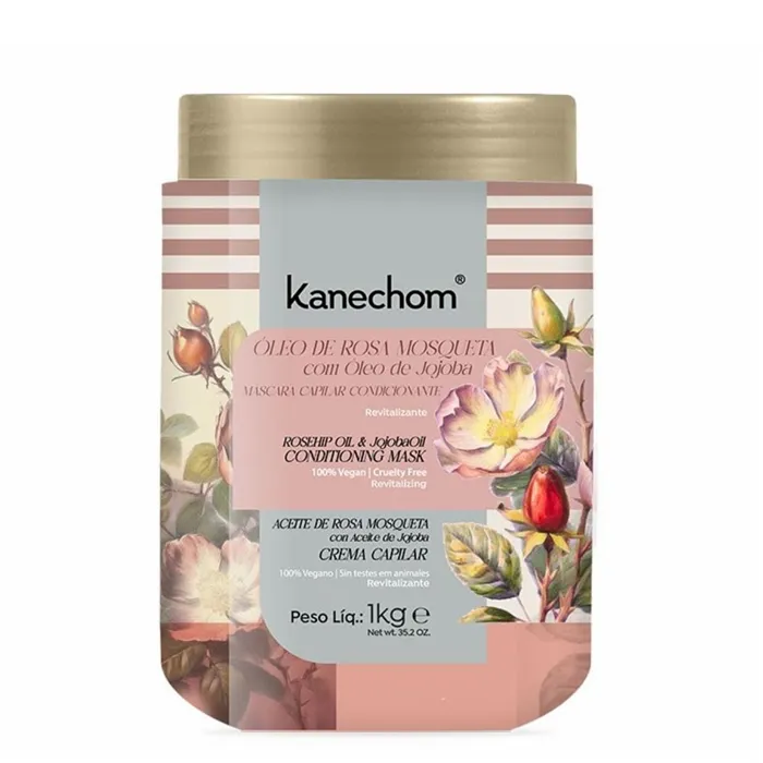 Kanechom Masque capillaire Huile de Rose Musquée 1 kg
